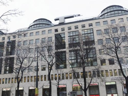 Beeindruckende Außenfassade vom Bürogebäude in Wien 1010 am Kärntner Ring 